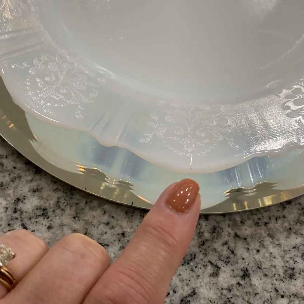 Rare Depression Glass MacBeth-Evans “American Sweetheart” Plate!